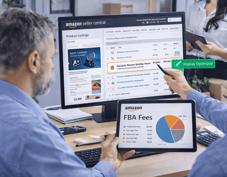 dịch vụ tối ưu hiển thị và vận hành danh mục amazon