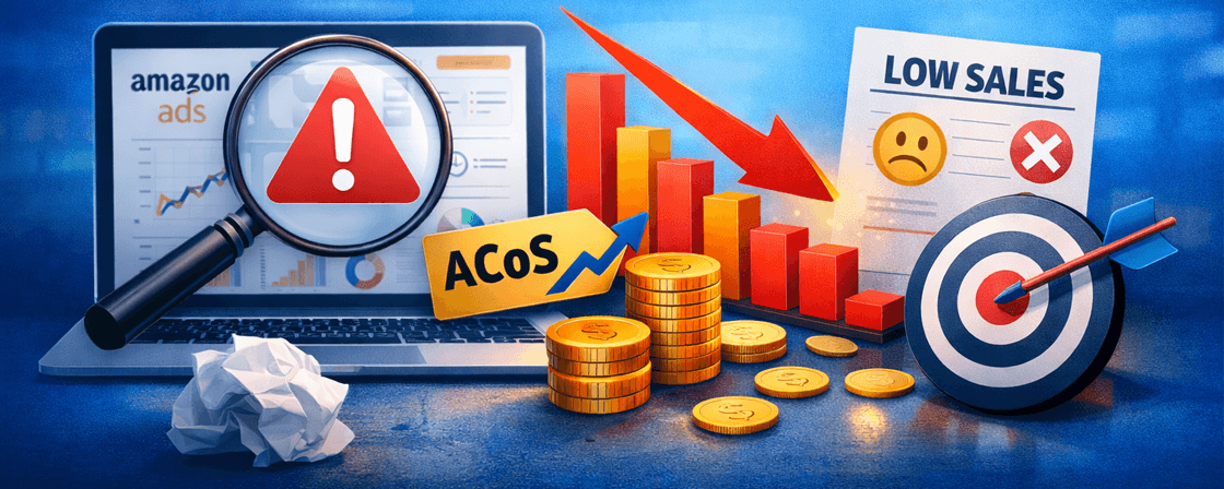 Lỗi thường gặp khi chạy Amazon Ads