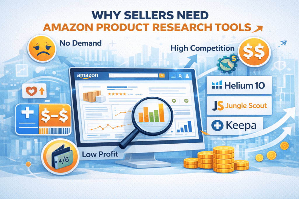 Vì sao cần sử dụng công cụ nghiên cứu sản phẩm Amazon